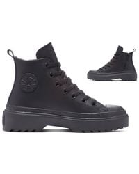 Converse - Chuck Taylor All Star Lugged Lift Platform Leer - Lyst