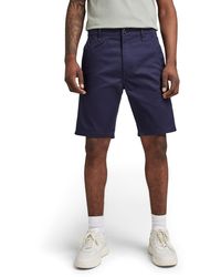 G-Star RAW - Bronson 2.0 Slim Chino Shorts,blau - Lyst