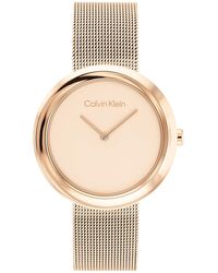 Calvin Klein - Analog Quartz Watch with Stainless Steel Strap 25200013 - Lyst