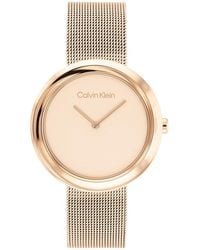 Calvin Klein - 34mm 2h Quartz Watch - Stainless Steel Bracelet - Water Resistance 30 Meters - Minimalistic Style – Premium Fashion - Gift For - Lyst
