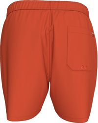 Tommy Hilfiger - Zwemshort Met Trekkoord Voor Met Logo - Lyst
