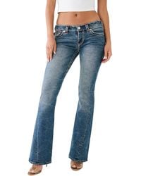 True Religion - Joey Low Rise Flare Super T Jean - Lyst