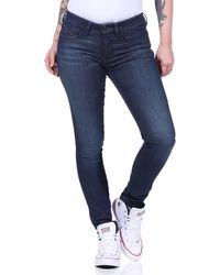 DIESEL - Jeans elasticizzati da donna Skinzee-XP RB011 skinny d.blue - Lyst