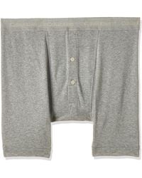 Calvin Klein - Calvin Klein Boxer Brief - Button Fly - Long Leg Boxers For - S Boxer Shorts - Boxer Shorts - Pack Of 1 - Grey - Extra - Lyst