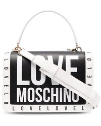 Visita lo Store di Love MoschinoLove Moschino Borsa A Spalla Da Donna Pre Collezione Autunno Inverno 2021 Bianco White Taglia unica 