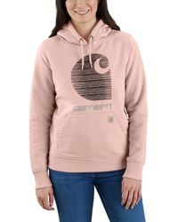 Carhartt - Sweatshirt mit wasserabweisender Oberfläche - lockere Passform - Lange - Lyst