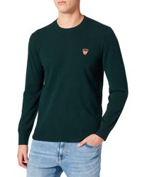 GANT - D1 Banner Shield C-neck Sweater - Lyst