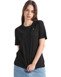 Calvin Klein - S/s Gebreide Tops Voor - Lyst