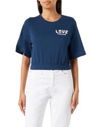 Love Moschino - Cropped top T-Shirt - Lyst