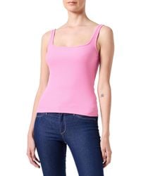 Vero Moda - VMCHLOE SL Short Square TOP JRS NOOS - Lyst