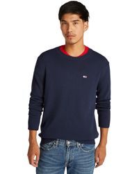 Tommy Hilfiger - Uomo Pullover Slim Fit Crew Neck Sweater Pullover in Maglia - Lyst