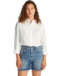 Tommy Hilfiger - 's Regular Fit Pinstripe Poplin Shirt - Lyst