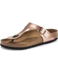 Birkenstock - Gizeh Bs Birko-flor Copper Sandals 5 Uk - Lyst
