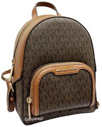 Michael Kors - Jaycee Mini Xs Signature Pvc Zip Pocket Shoulder Backpack Bag - Lyst