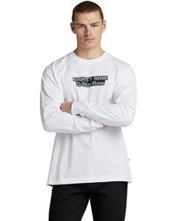 G-Star - G-Star Para Hombre Camiseta Eighty Nine Graphic Loose - Lyst