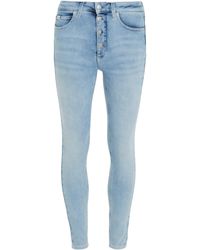 Calvin Klein - Jeans High Rise Super Skinny Ankle Skinny Fit - Lyst