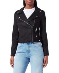 Vero Moda - Bestseller A/s Vmjose Aw23 Short Faux Suede Jacket Noos - Lyst