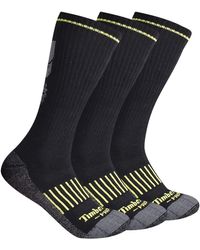 Timberland - 3-pack Rugged Accent Half Cushioned Crew Socks - Lyst