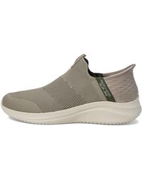Skechers - Ultra Flex 3.0 Viewpoint Hands Free Slip-ins Taupe/olive 7.5 D - Lyst