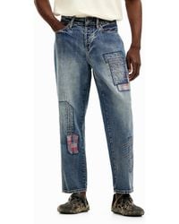 Desigual - Denim Long Trouser Jeans - Lyst