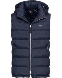 GANT - Quilted Gilet - Lyst