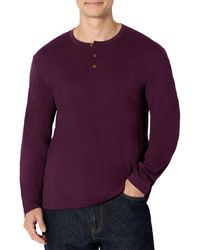 Amazon Essentials - (Sélection de Demi) Haut Henley à ches Longues - Lyst