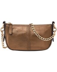 Fossil - Mini Baguette Crossbody Jolie für Metallicleder - Lyst