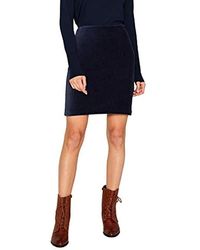 Esprit Falda para Mujer - Azul