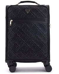 Guess - Valise Adelasia 18 in 8-Wheeler Black Noir - Lyst