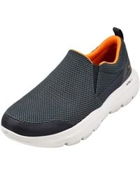 Skechers - Idyllic Charcoal/Orange 10.5 EE - Lyst