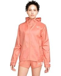Nike - Essential Running Jacket Water Repellent Woven Windrunner Size Large L - Lyst