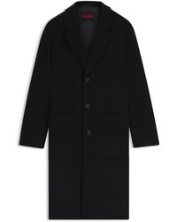 HUGO - Regular-Fit Mantel Aus Woll-Mix - Lyst