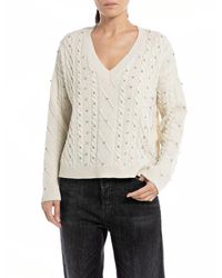 Replay - Pullover Elegant Wolle - Lyst