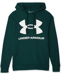 Under Armour - Ua Rival Fleece Big Logo Hoodie Tops - Lyst