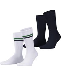 Esprit - Socken Tennis Stripe 2-Pack M SO Baumwolle gemustert 2 Paar - Lyst