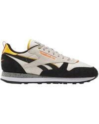 Reebok - Classic Leather Sneaker,Alabaster Black Fiercegold,39 EU - Lyst