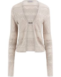 Guess - Eco Long Sleeve Nellie Cardigan Sweater - Lyst