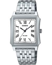 G-Shock - Orologio Analogico al Quarzo da Uomo con Cinturino in Acciaio Inossidabile MTP-B190D-7BVEF - Lyst