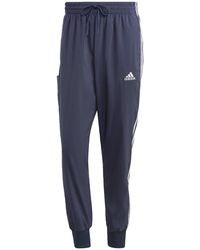 adidas - Aeroready Essentials Tapered Cuff Woven 3-stripes Broek - Lyst