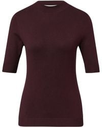 Comma, - Pullover Kurzarm - Lyst