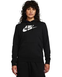 Nike - Sportswear Club-Felpa in Pile con Logo da Donna - Lyst