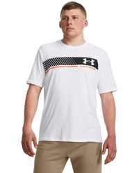 Under Armour - S Left Chest Stripe Short Sleeve T Shirt, - Lyst