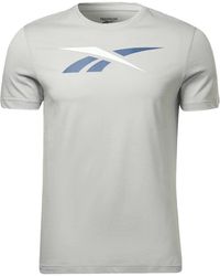 Reebok - Training Essentials Vector Logo T-Shirt - Lyst