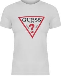 Guess - Tri Icon Tee Ld00 - Lyst