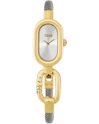 Tous - Hold ovale Uhr 3000131900 zweifarbige uhr - Lyst