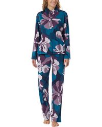 Schiesser - Schlafanzug Set lang mit Knopfleiste Modal Baumwolle Mix-Modern Nightwear Pyjamaset - Lyst
