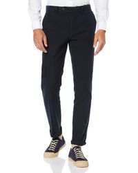Tommy Hilfiger Denton Chino Honeycomb Flex Trouser - Blue