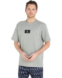 Calvin Klein - Box Logo Lounge T-shirt - Lyst