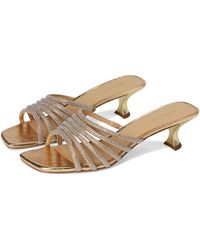 Michael Kors - Sandali da donna Haisley Kitten Slide - Lyst