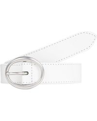 Calvin Klein - Gürtel Classic Round Lthr Belt25Mm aus Leder - Lyst